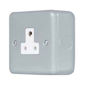 Click Metal Clad Pro 5A Round Pin Socket Outlet
