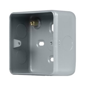 Click Metal Clad Pro 1 Gang 40Mm Deep Surface Mounting Box