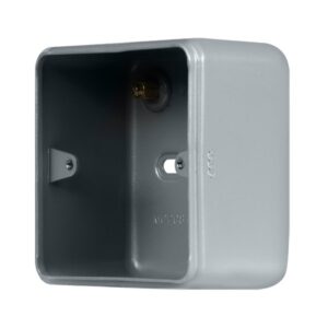 Click Metal Clad Pro 1 Gang 50Mm Deep Surface Mounting Box (Without Knockouts)