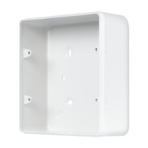 Click Metal Clad Pro 2 Gang 50Mm Deep 2 Tier Surface Mounting Box (Without Knockouts) Polar White
