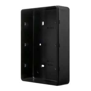 Click Metal Clad Pro 2 Gang 50Mm Deep 3 Tier Surface Mounting Box (Without Knockouts) Black