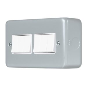 Click Metal Clad Pro 10Ax 6 Gang 2 Way Switch