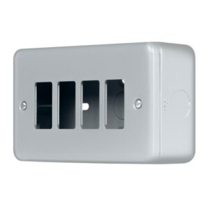 Click Metal Clad Pro 4 Gang GridPro Front Plate