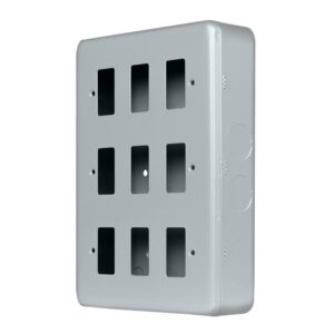 Click Metal Clad Pro 9 Gang GridPro Front Plate
