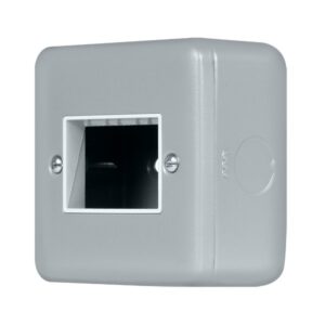Click Metal Clad Pro 1 Gang Minigrid Plate 3 Aperture