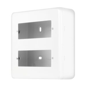 Click Metal Clad Pro 2 Tier Minigrid Plate 12 Aperture Polar White