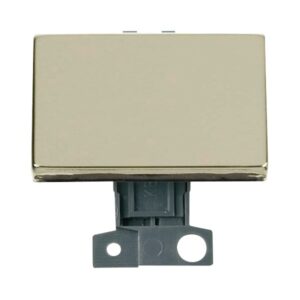 Click MiniGrid 2 Way Ingot 10Ax "Paddle" Switch Brass