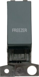 Click MiniGrid 13A 10Ax Dp Ingot Switch Bk "Freezer"