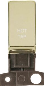 Click MiniGrid 13A 10Ax Dp Ingot Switch Br "Hot Tap"