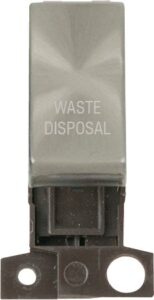 Click MiniGrid 13A 10Ax Dp Ingot Switch Bs "Waste Disposal"