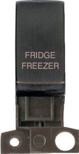 Click Minigrid 13A / 10Ax Dp Resistive Switch Module Matt Bronze Fridge Freezer