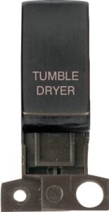 Click Minigrid 13A / 10Ax Dp Resistive Switch Module Matt Bronze Tumble Dryer