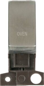 Click MiniGrid 13A 10Ax Dp Ingot Switch Ss "Oven"