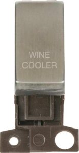 Click MiniGrid 13A 10Ax Dp Ingot Switch Ss "Wine Cooler"