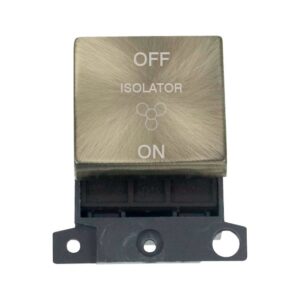 Click MiniGrid 10A Ingot 3 Pole Fan Isolation Switch Module