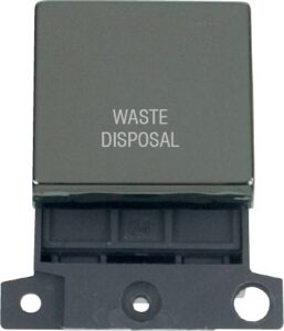 Click MiniGrid 20A Dp Ingot Switch Bn "Waste Disposal"