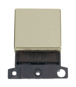 Click MiniGrid 20A Dp Ingot Switch Brass