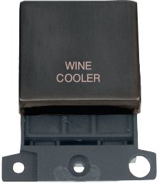 Click Minigrid 20A Dp Switch Module Matt Bronze Wine Cooler