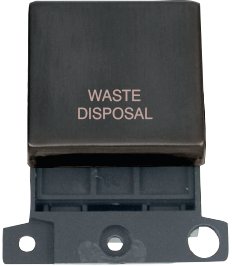 Click Minigrid 20A Dp Switch Module Matt Bronze Waste Disposal