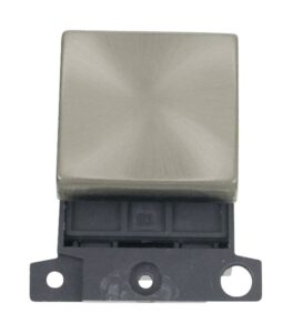 Click MiniGrid 20A Dp Ingot Switch Satin Chrome