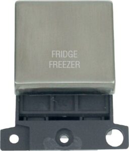 Click MiniGrid 20A Dp Ingot Switch Ss "Fridge Freezer"