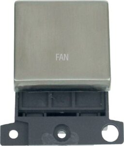 Click MiniGrid 20A Dp Ingot Switch Ss "Fan"
