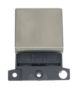 Click MiniGrid 20A Dp Ingot Switch Stainless Steel