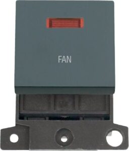 Click MiniGrid 20A Dp Ingot Sw+Neon Bk "Fan"