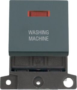 Click MiniGrid 20A Dp Ingot Sw+Neon Bk "Washing Machine"