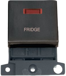 Click Minigrid 20A Dp Switch Module With Neon Matt Bronze Fridge