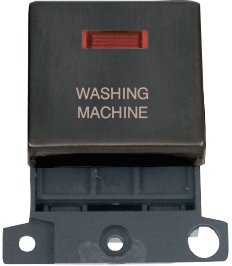 Click Minigrid 20A Dp Switch Module With Neon Matt Bronze Washing Machine