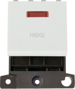 Click MiniGrid 20A Dp Sw+Neon Wh "Fridge"