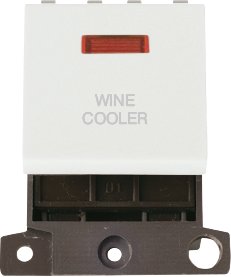 Click MiniGrid 20A Dp Sw+Neon Wh "Wine Cooler"