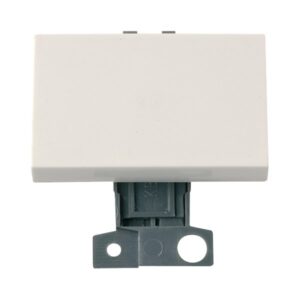 Click MiniGrid 10Ax Intermediate Paddle Switch Module Polar White