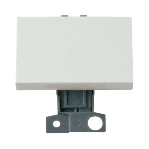 Click MiniGrid 10Ax Intermediate Paddle Switch Module White