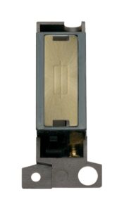 Click MiniGrid 13A Fused Ingot Fcu Modul Black Antique Brass