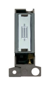 Click MiniGrid 13A Fused Ingot Fcu Modul Black Chrome