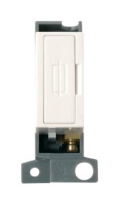 Click MiniGrid 13A Fused Fcu Module Polar White