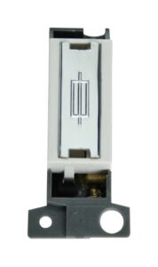 Click MiniGrid 13A Fused Ingot Fcu Modul White Chrome
