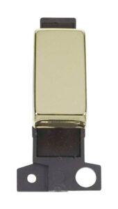 Click MiniGrid 10A 3 Position Ingot Switch Brass