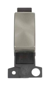 Click MiniGrid 10A 3 Position Ingot Switch Satin Chrome