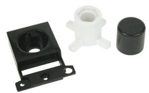 Click MiniGrid Dimmer Module Mounting Kit Black