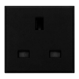 Click New Media 13A Uk Socket Outlet Black