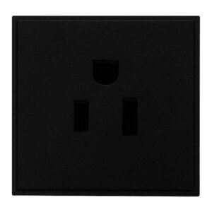 Click New Media 16A 110V Us Socket Outlet Black