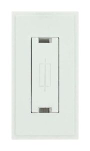Click New Media 13A Fused Fcu New Media Module White