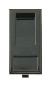 Click New Media Rj45 Cat-5E Outlet Black