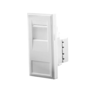 Click New Media Rj45 Cat-6A Outlet Module White
