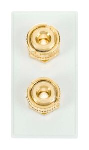 Click New Media Loudspeaker Outlet X 2 Polar White