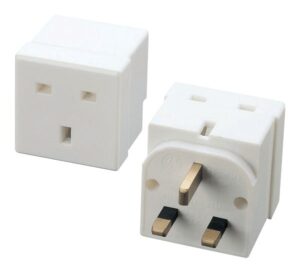 Click Essentials 2 Way, 13A Adaptor. Resilient