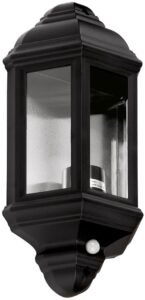 Eterna 60W Max Polycarbonate Half Lantern With 120° PIR